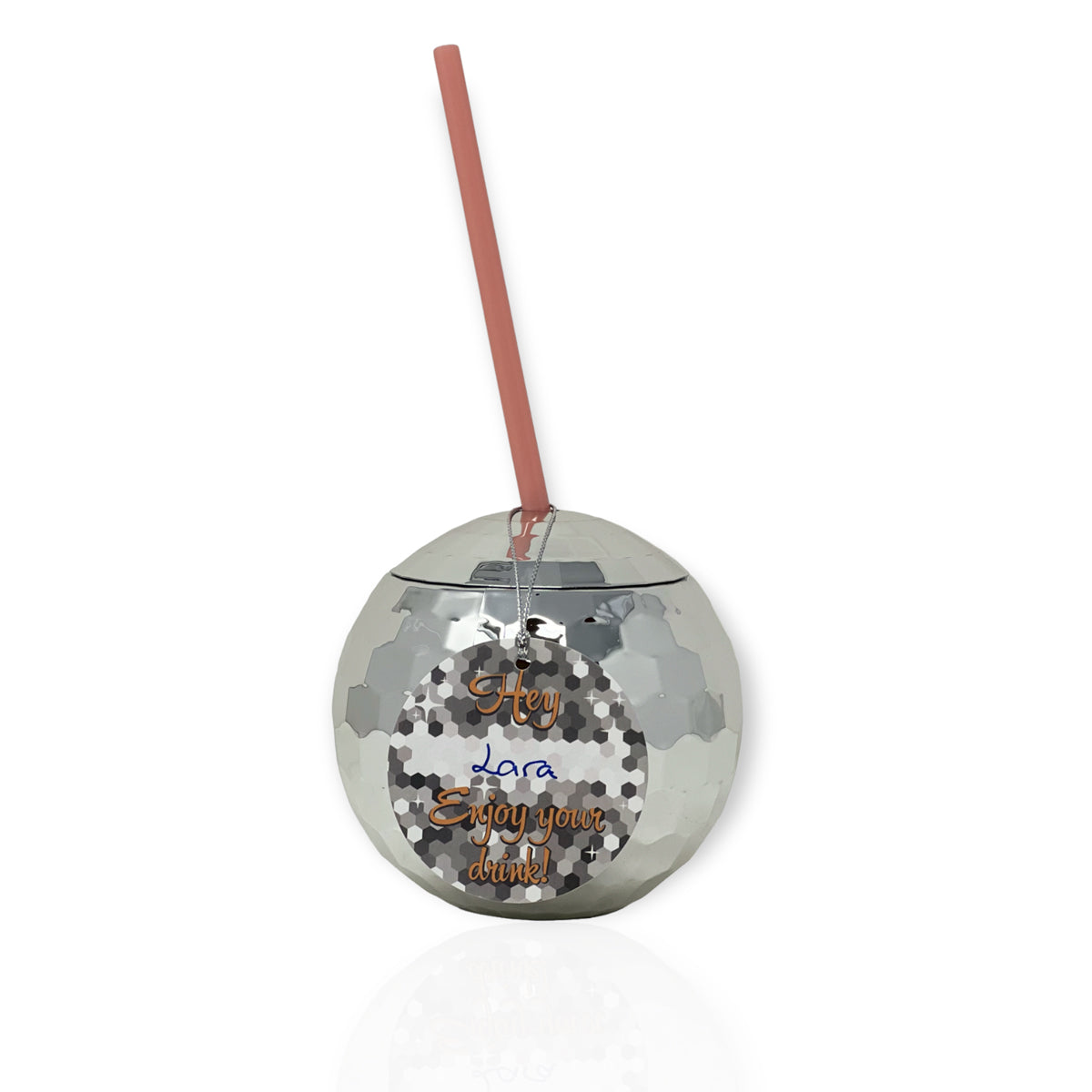 Glam Name Tag for Tumblers with Straw - Set of 24 - Help Individuals Identify Their Drink Cups