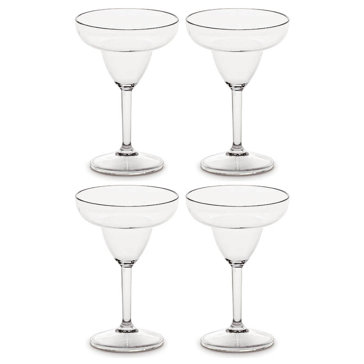 Bolaras Shatterproof Margarita Glasses (Set of 4)