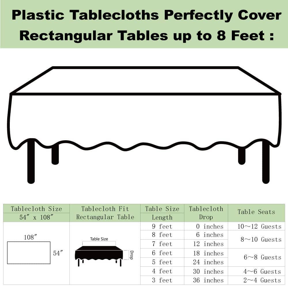 Bolaras Table Cover - Plastic - Reusable