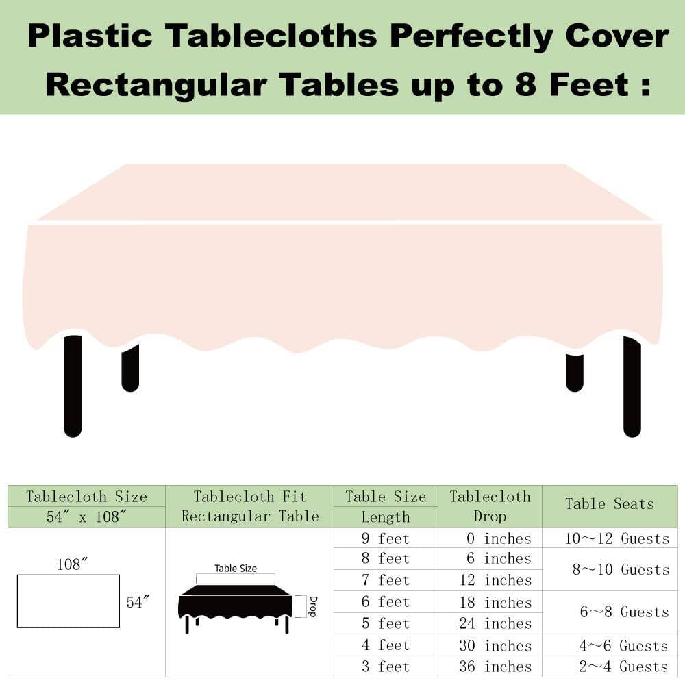 Bolaras Table Cover - Plastic - Reusable